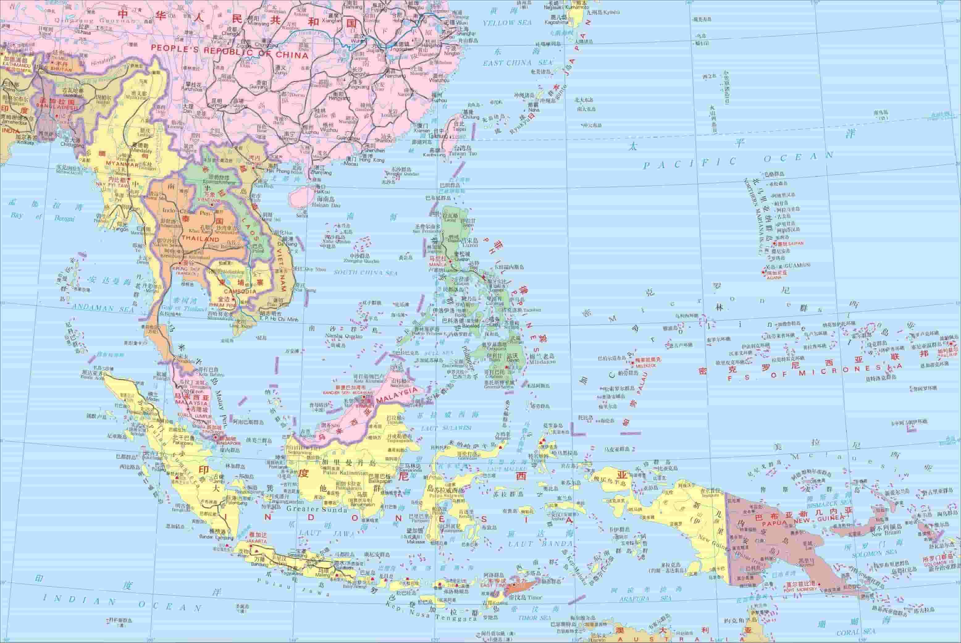 你知道吗，在亚洲的六大地理分区中，哪一个分区的国家数量最多？